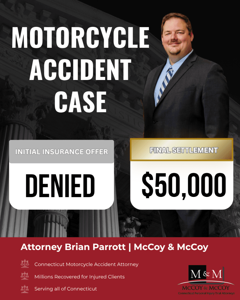 Connecticut Motorcycle Accident Case Result