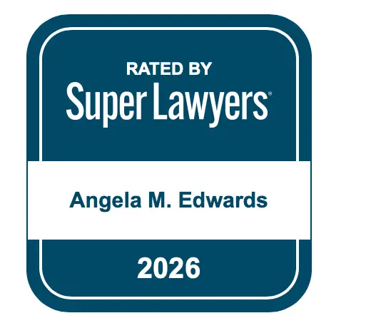 Super lawyers award for Attorney Angela Edwards 2026